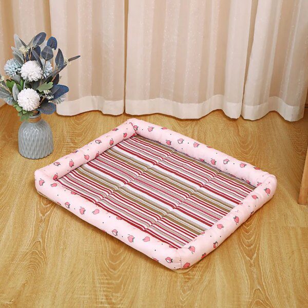 Panier pour chien de Lit d'été pour animaux de compagnie, coussin de refroidissement
