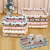 Panier pour chien de Lit d'été pour animaux de compagnie, coussin de refroidissement