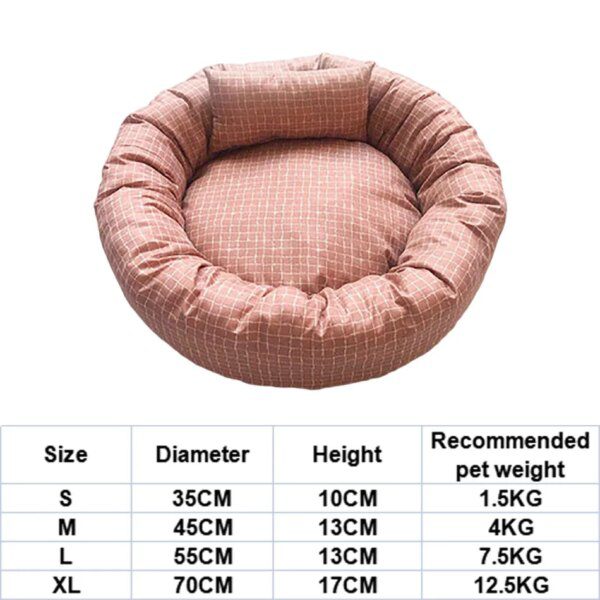Lit carré doux & résistant pour chien et chat – Couchage stable
