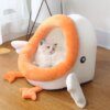 Lit fermé chaud pour chien & chat – Grotte cocoon sécurisante