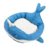 Panier Chien & Chat Apaisant – Lit Cocoon Super Doux Forme Baleine