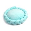 Coussin rond doux aux couleurs acidulées – Lit chaud détachable
