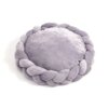 Coussin rond doux aux couleurs acidulées – Lit chaud détachable
