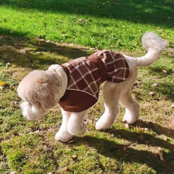 Manteau d’hiver chaud et épais pour chien – Tailles moyennes