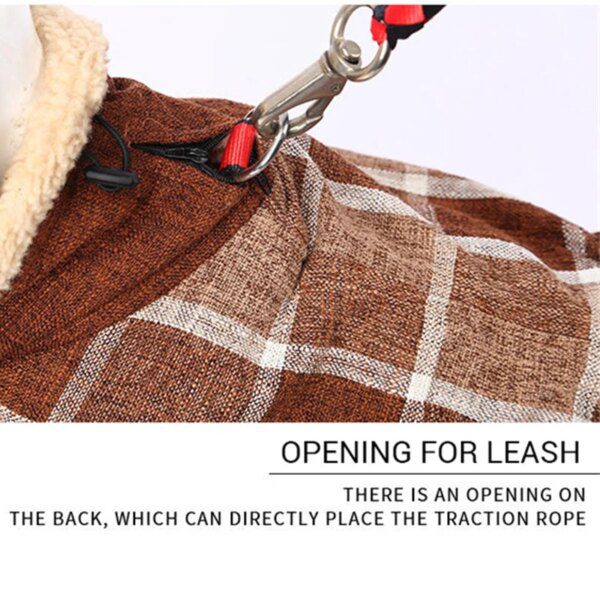 Manteau d’hiver chaud et épais pour chien – Tailles moyennes