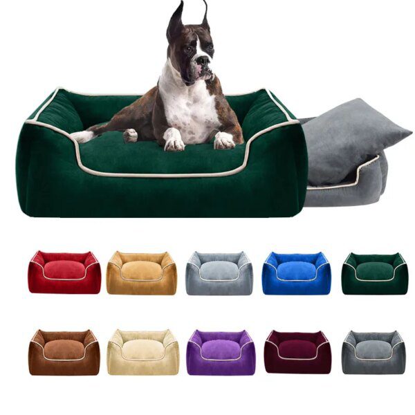 Panier Chien Épais & Apaisant – Grand Lit Antidérapant