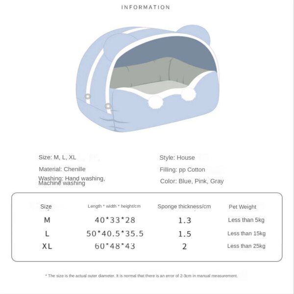 81932-fceaa9.jpg Panier Chien & Chat – Niche Intérieure Quatre Saisons Surdimensionnée