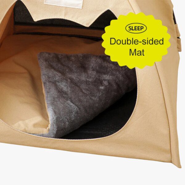 82478-349dce.jpg Tente Portable 4 Saisons pour Chat & Petit Chien – Nid Douillet Amovible