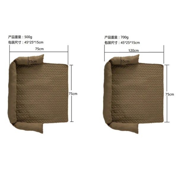 Housse de Canapé Imperméable avec Traversin – Nid Calmant