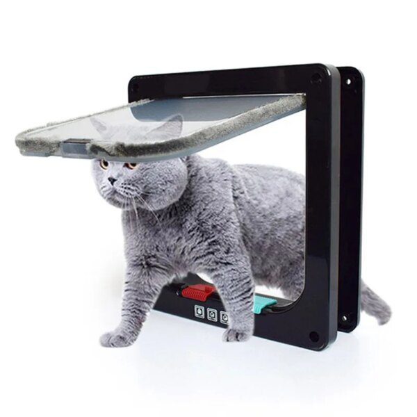 Chatière Chat Intelligente à Rabat – Verrouillage de Sécurité 4 Voies