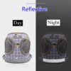 83240-b226b2.jpg Harnais chat réfléchissant pour petit chien, chiot, chat, chaton, carlin,collier-gilet respirant en maille réglable