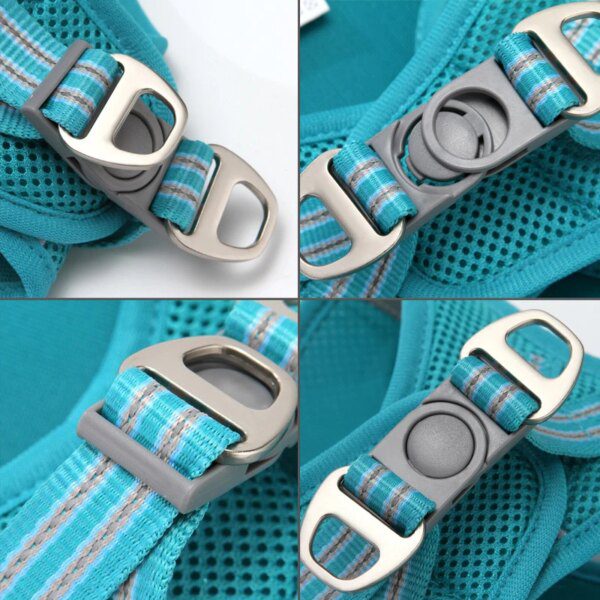 Harnais Chat Réglable & Laisse – Gilet Respirant Réfléchissant