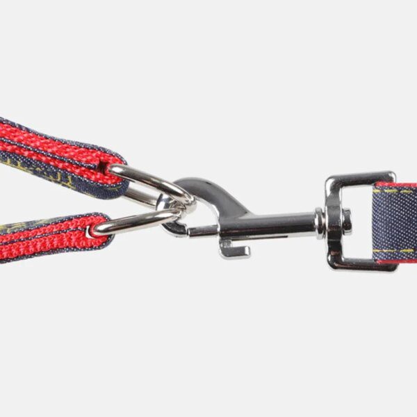 Ensemble collier réglable & gilet en denim – Marche maîtrisée