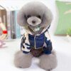Manteau à capuche imperméable et chaud pour chien & chiot – Automne