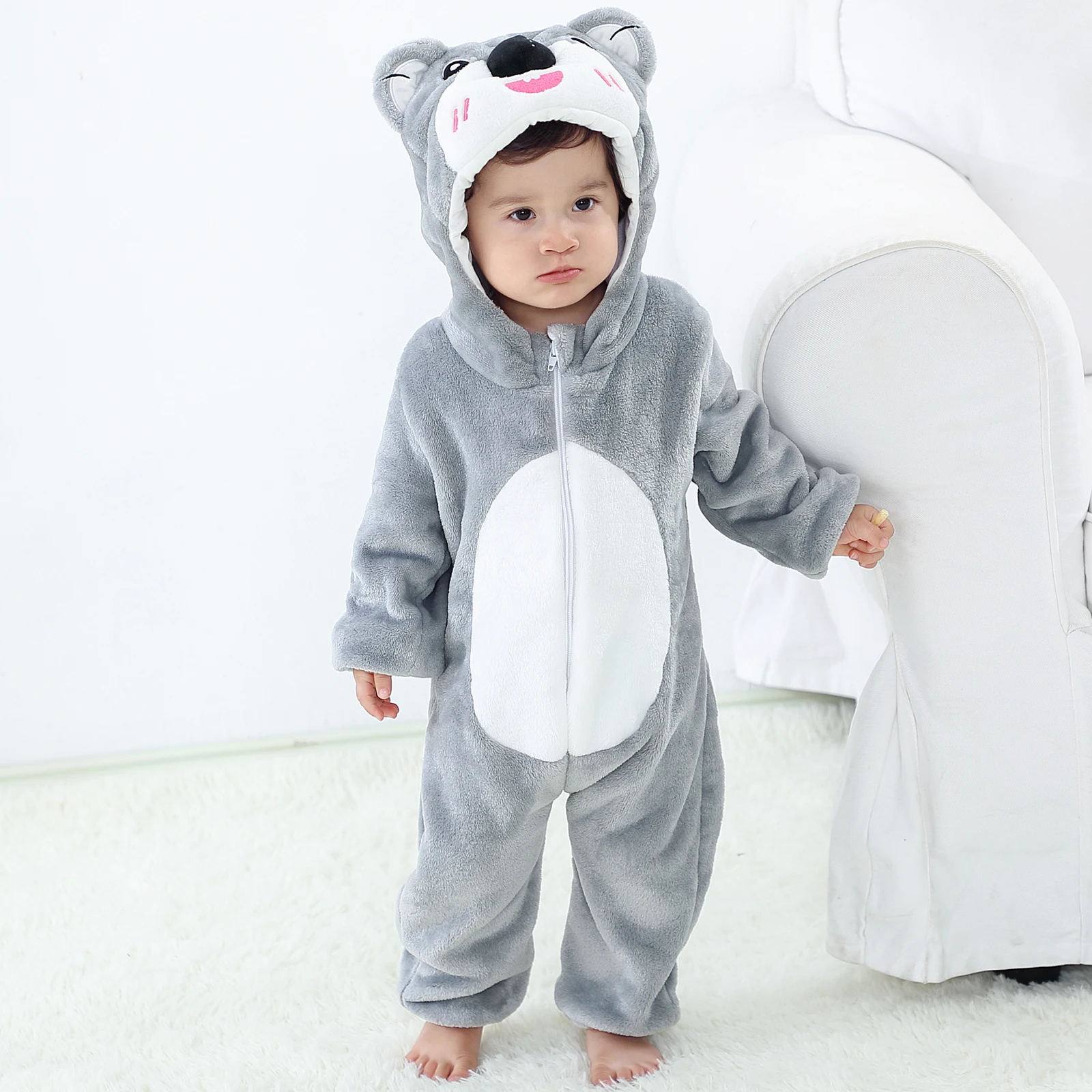 Romper Grey Koala