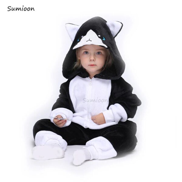 combinaison Pyjama pour enfants, vêtements de nuit d'hiver, licorne
