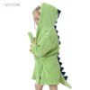 Peignoir dinosaure de bain pour enfants