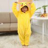 Pyjama licorne fille Kigurumi Pikachu pour fille
