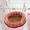 Hamac réglable pour chat – Panier d’été suspendu