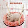 Hamac réglable pour chat – Panier d’été suspendu