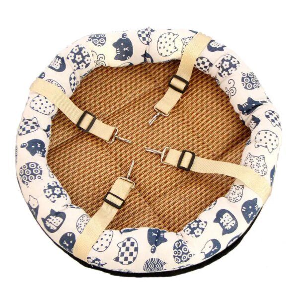 Hamac réglable pour chat – Panier d’été suspendu