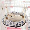 Hamac réglable pour chat – Panier d’été suspendu