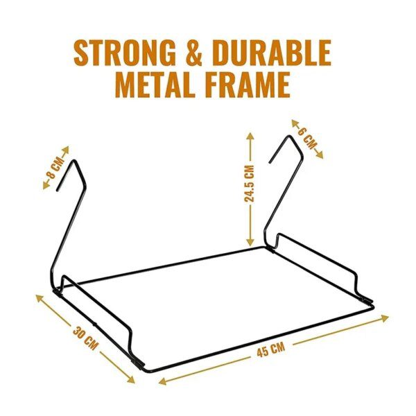 Hamac pour chat suspendu amovible – Lit de radiateur avec cadre métal solide