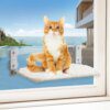 Hamac de fenêtre pliable pour chat – Perchoir suspendu sans fil