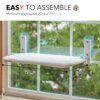 Hamac de fenêtre pliable pour chat – Perchoir suspendu sans fil