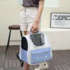 Sac à dos chat transparent – Transport respirant et portable
