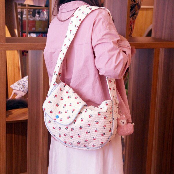 Sac à main de transport respirant en toile – Bandoulière fourre-tout