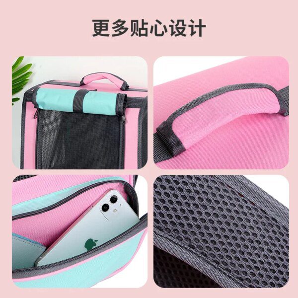 Sac à dos chat capsule spatiale respirante – Transport bandoulière