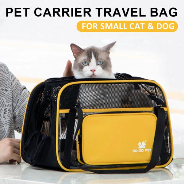 Sac de transport fourre-tout pour chat & chien – Respirant