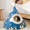88796-429968.jpg Maison pour chat semi-fermée – Lit lavable pour chaton & chiot