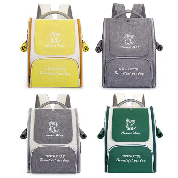Sac à dos chat de voyage coupe-vent – Transport respirant