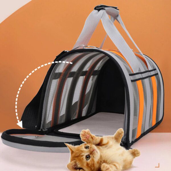 Sac de transport pour chat, en tissu Oxford, pliable, respirant, Portable, 8 couleurs