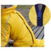 Manteau coupe-vent à capuche couvrant quatre pattes pour chien – Protection