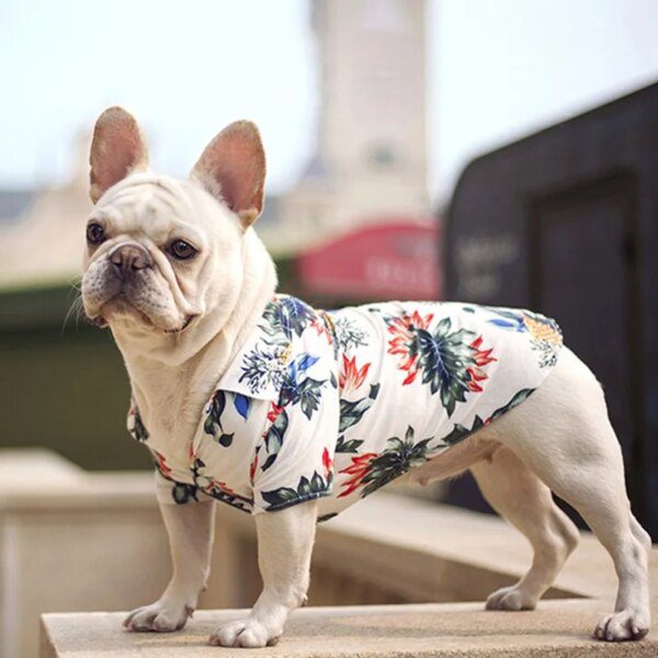 Tee-shirt hawaïen respirant pour chien