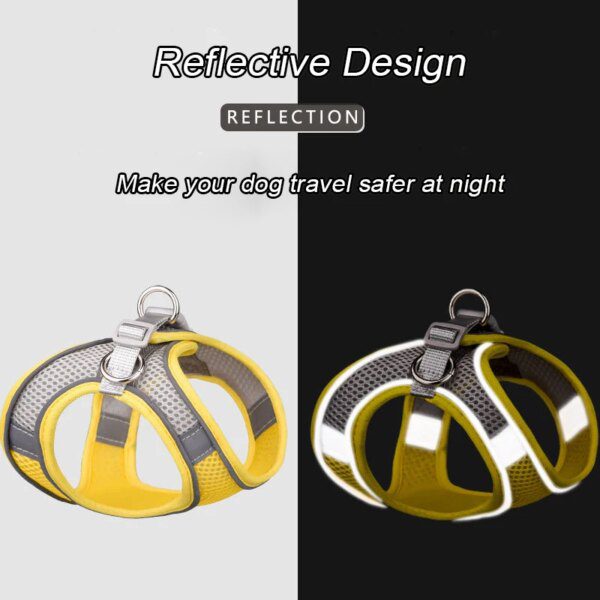 90486-fe4aac.jpg Harnais chien Réfléchissant en Nylon pour Animaux de Compagnie