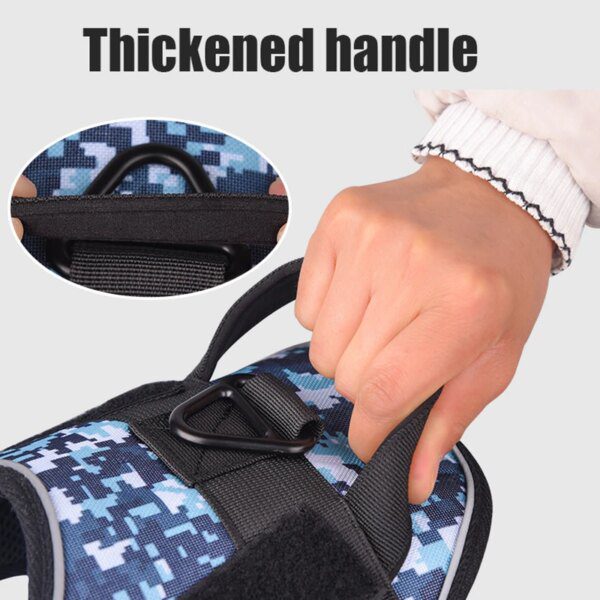 Harnais Chien Sans Tirer Réfléchissant & Personnalisable – Respirant