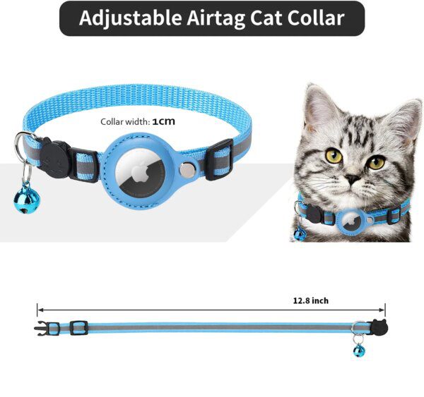 90694-1ceb0c.jpg Collier Chat Anti-Perte Compatible Apple AirTag – Protection Sécurisée