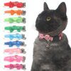 91389-e9c9ac.jpg Collier Chat en Nylon avec Nœud & Clochette – Confort Réglable