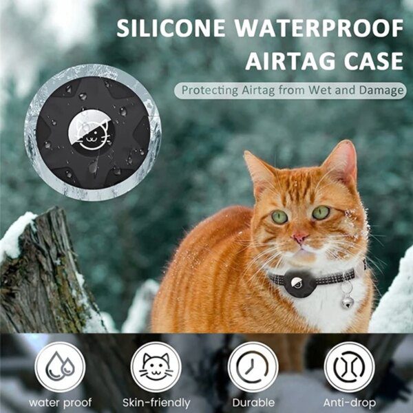 91755-ba3555.jpg Collier AirTag pour Chat & Petit Chien – Support GPS Lumineux
