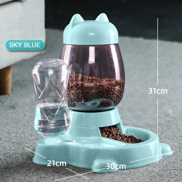 Mangeoire automatique 2 en 1 chien eau croquettes