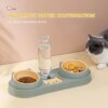 92428-2eba78.jpg Gamelle Chat Double Bols + Bouteille d’Eau 500 ml