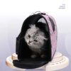 Sac de transport pliable pour chat & petit chien – Sac à main respirant
