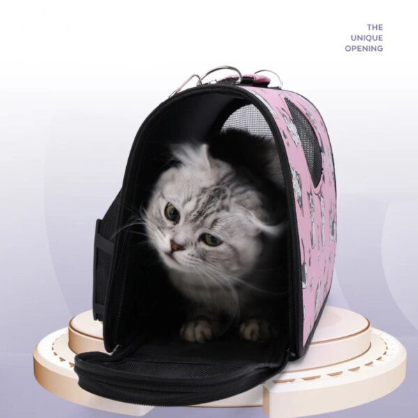 Sac de transport pliable pour chat & petit chien – Sac à main respirant