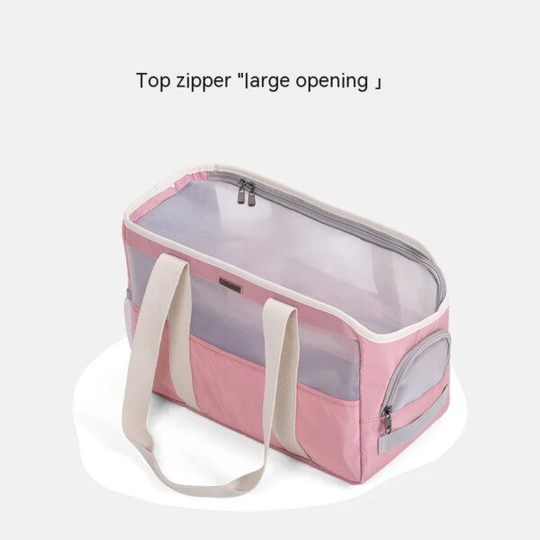 92744-974c15.jpg Sac de transport transparent & respirant pour chat et chiot – Bandoulière
