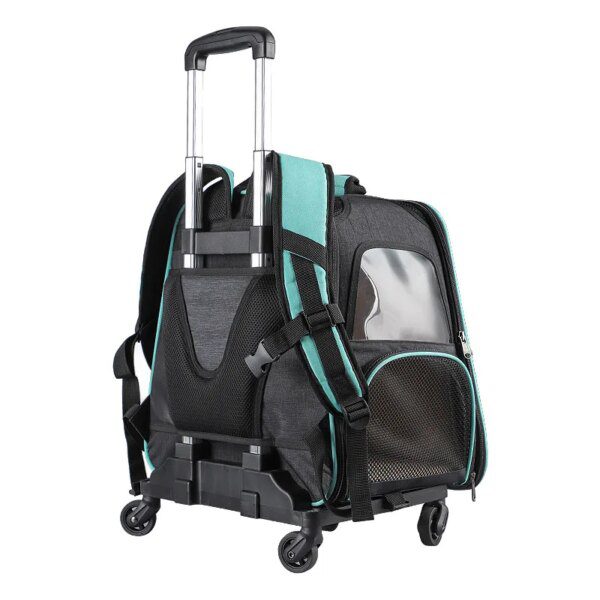 Sac à Dos Remorquable Extensible pour Chat & Chien – Extra Grand Espace