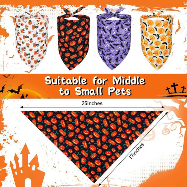 Bandana chien Saint-Patrick – Lot de 20 bandanas triangulaires